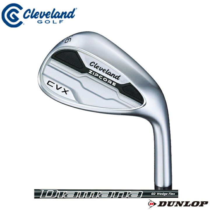 楽天市場】Cleveland（クリーブランド）CVX ZIPCORE ウエッジ Diamana 