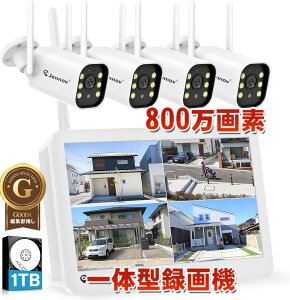 �h�ƃJ���� ���C�����X ���O 800����f�Ή� �t�����j�^�[�t�� 4��Z�b�g4K���j�^�[�t�� 130°�L�p 1TBHDD���� 24���Ԙ^��@�\ AI�l�̌��m�@�\�t�� �h�ƃJ�����Z�b�g �J���[�Î��B�e �l���Z���T�[ 