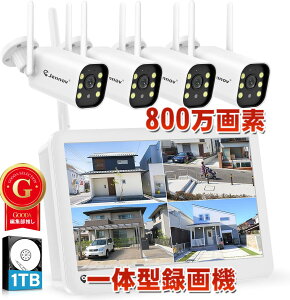 �h�ƃJ���� ���C�����X ���O 800����f�Ή� �t�����j�^�[�t�� 4��Z�b�g4K���j�^�[�t�� 130°�L�p 1TBHDD���� 24���Ԙ^��@�\ AI�l�̌��m�@�\�t�� �h�ƃJ�����Z�b�g �J���[�Î��B�e �l���Z���T�[ 