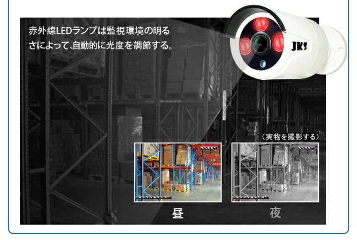 楽天市場】【クーポンで5000円OFF】防犯カメラ 屋外1~ 4台セット 双方 