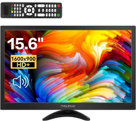 15.6インチモニター 小型 ディスプレイ 液晶ディスプレイ モニター/HDMI VGA AV BNC USB ポート/1600x900/16:9/140°視野/VESAマウント/スピーカー内蔵/リモコン　防犯カメラ専用　防犯カメラ　ワイヤレス　トレイルカメラ　専用