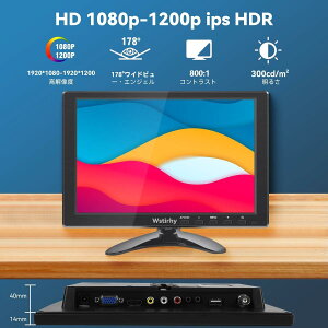 13.3�C���`���^ ���o�C�����j�^�[ CCTV �̃��j�^�[�� HD 1920*1200 �̏��������j�^�[ �A�g�їp���j�^�[ IPS �N�� �S���� HDMI/BNC/VGA/USB�[�q IPS �����^�f�U�C�� IPS�p�l�� �t����� �@�\�t�� �f�B�X�v��