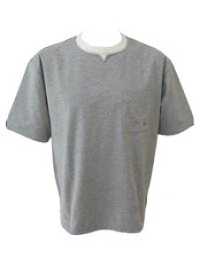 McGREGOR / �}�b�N���K�[ �t�ď��i 111722302-35 �O���[��60%OFF�� �X�g���b�` �t�F�C�N���C���[�h T�V���c �N���[�l�b�N ���� ���|�P�b�g �I�[�o�[�T�C�Y���X�g1�_!!L�T�C�Y