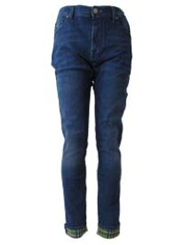 tramarossa トラマロッサ 414-54571004-520 ブルー Leonardo SLIM メンズ テーパード スリムフィット スーパーストレッチ デニムパンツ ジーンズ インディゴ染 チェック裏 イタリー製/34サイズ