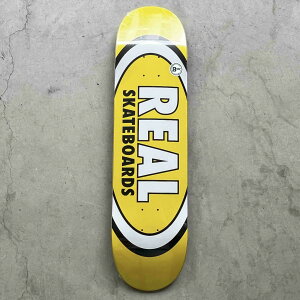 REAL SKATEBOARDS REAL CLASSIC OVAL DECK  - 8.06inch