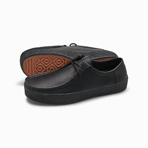 LAST RESORT AB  VM006 MOC  - LEATHER ( BLACK / BLACK ) last resort ab �X�j�[�J�[ ���b�N