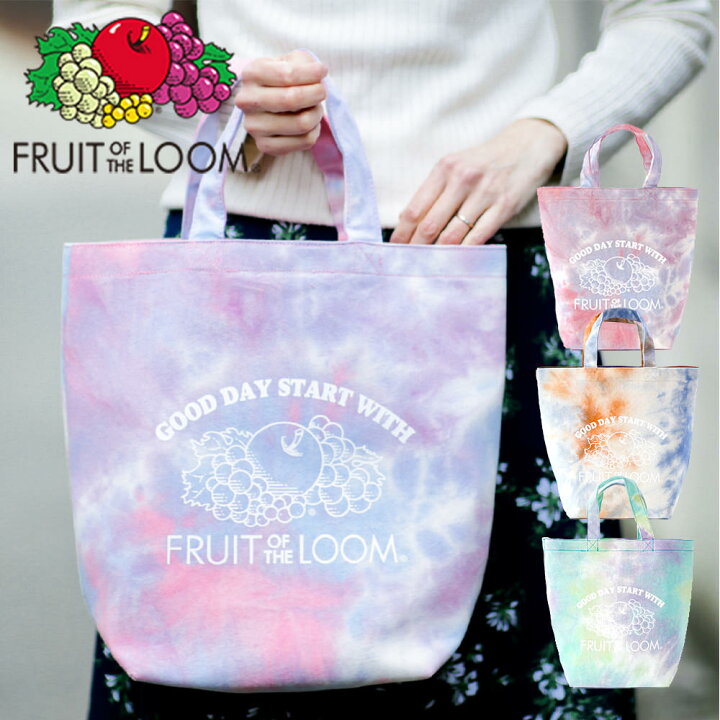 楽天市場 フルーツオブザルーム トートバッグ レディース タイダイ キャンバス 布 Fruit Of The Loom ブランド 大学生 高校生 通学 トート バッグ ゆめかわ 人気 定番 人気 あす楽対応 Dwears