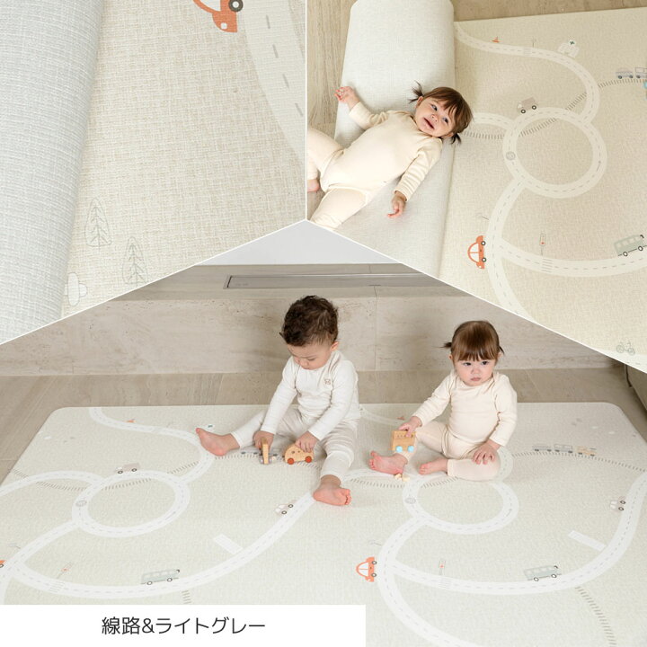 楽天市場】15%OFF プレイマット 赤ちゃん クッションマット 抗菌 防水 