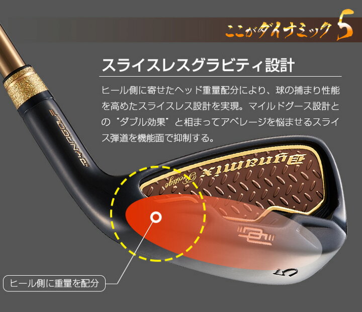 楽天市場】ゴルフ クラブ 軽量 シャフト アイアン 6本セット 