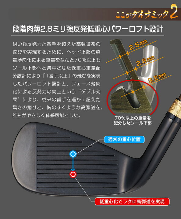 楽天市場】ゴルフ アイアン 6本セット ダイナミクス プレステージ 