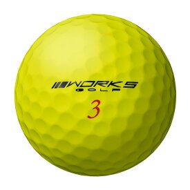 ゴルフボール ワークスゴルフ 高反発ボール 飛匠 レッドラベル極 1ダース 12球 2020年モデル 白/イエロー/オレンジ