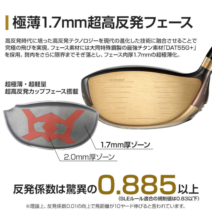 楽天市場】ゴルフ ドライバー ヘッド単体 ワークスゴルフ 超高反発 CBR 