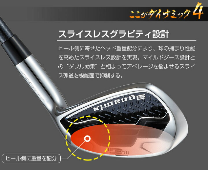 楽天市場】ゴルフ クラブ セット アイアンセット ダイナミクス 