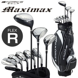 ゴルフ クラブセット 9本セット マキシマックス （フレックス：R） キャディバッグ付き 初心者 WORKSGOLF ワークスゴルフ