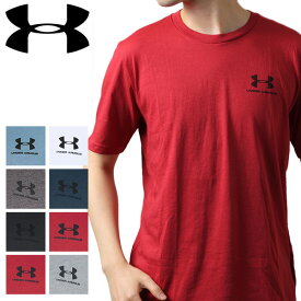 送料無料 アンダーアーマー メンズ Tシャツ スポーツウェア XL 赤
