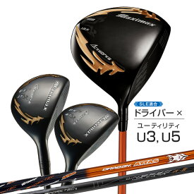 ゴルフ クラブ セット販売 メンズ ドライバー ユーティリティ マキシマックスブラックシリーズ2 USTマミヤ ドラコンATTASシャフト R / SR / S / X 9.5度 / 10.5度
