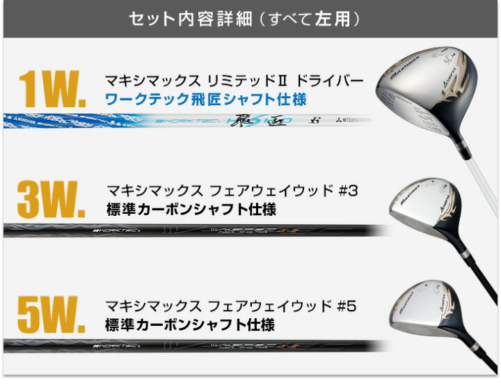 楽天市場】ゴルフ クラブ レフティ 左利き ドライバー フェアウェイ 