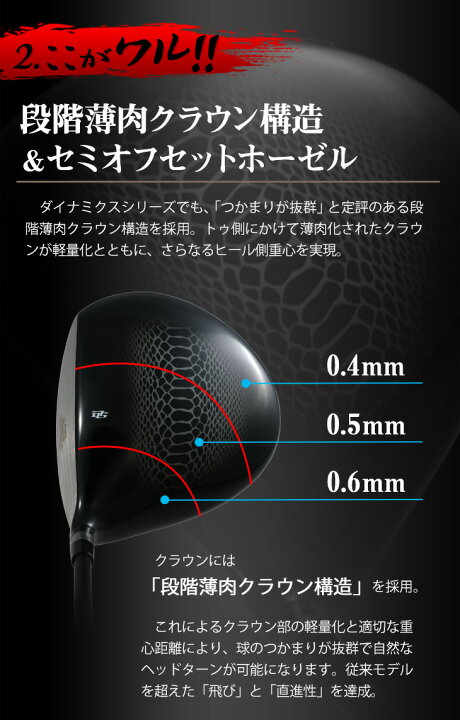 楽天市場】ゴルフ ドライバー クラブ ヘッド単体 ルール適合 悪童 