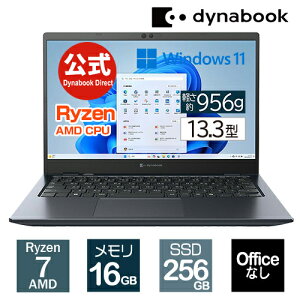 y[J[Ézdynabook GA/ZY(W6GAZY7CBL)(Windows 11 OfficeȂ 13.3^ChFHD Lp Ryzen 7 7730U 256GB SSD IjLXu[)