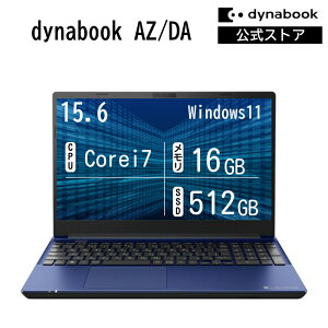 �y���[�J�[�����E���́z�y����؏��i�zdynabook AZ/DA(W6AZDA7CAL)(Windows 11 Office�Ȃ� 115.6�^���C�h�i16�F9�jFHD �L����p Core i7-1355U 16GB������ �u���[���C 512GB SSD �u���[