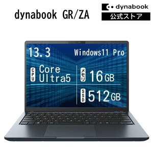 �y���[�J�[�����E���́z�y����؏��i�zdynabook GR/ZA(W6GRZA5RAM)(Windows 11 Pro 13.3�^���C�h(16�F10)WUXGA ���P�x�E���F���x�E�L����p Core Ultra 5 125U 16GB������ 512GB SSD �l�r�����u���b�N)