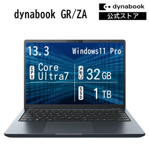 �y���[�J�[�����E���́z�y����؏��i�zdynabook GR/ZA(W6GRZA7RAM)(Windows 11 Pro 13.3�^���C�h(16�F10)WUXGA ���P�x�E���F���x�E�L����p Core Ultra 7 155U 32GB������ 1TB SSD �l�r�����u���b�N)