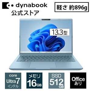 y[J[Ézdynabook GR/ZZ(W6GRZZ7EBD)(Windows 11 Office 13.3^Ch(16F10)WUXGA PxEFxELp Core Ultra 7 155H 16GB 512GB SSD ZXgu[)