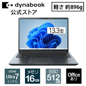 y[J[Ézdynabook GR/ZZ(W6GRZZ7EBM)(Windows 11 Office 13.3^Ch(16F10)WUXGA PxEFxELp Core Ultra 7 155H 16GB 512GB SSD lrubN)