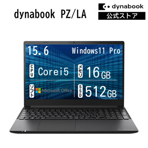 �y�V���i�N�[�|�����s���I6/11 14:00�܂Łz�y���[�J�[�����E���́zdynabook PZ/LA(W6PZLA5PAB)(Windows 11 Pro Office���� 15.6�^���C�hFHD �L����p Core i5-1334U 16GB������ 512GB SSD �u���b�N)