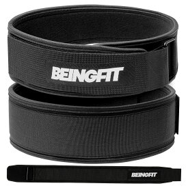 【LINE追加で300円OFF】BEINGFIT トレーニングベルト パワーベルト 筋トレ ベルト トレーニング ベルト 10cm幅 独自デザイン 3サイズ S M L 重量挙げ 男女兼用 高品質 ジム メンズ・レディース