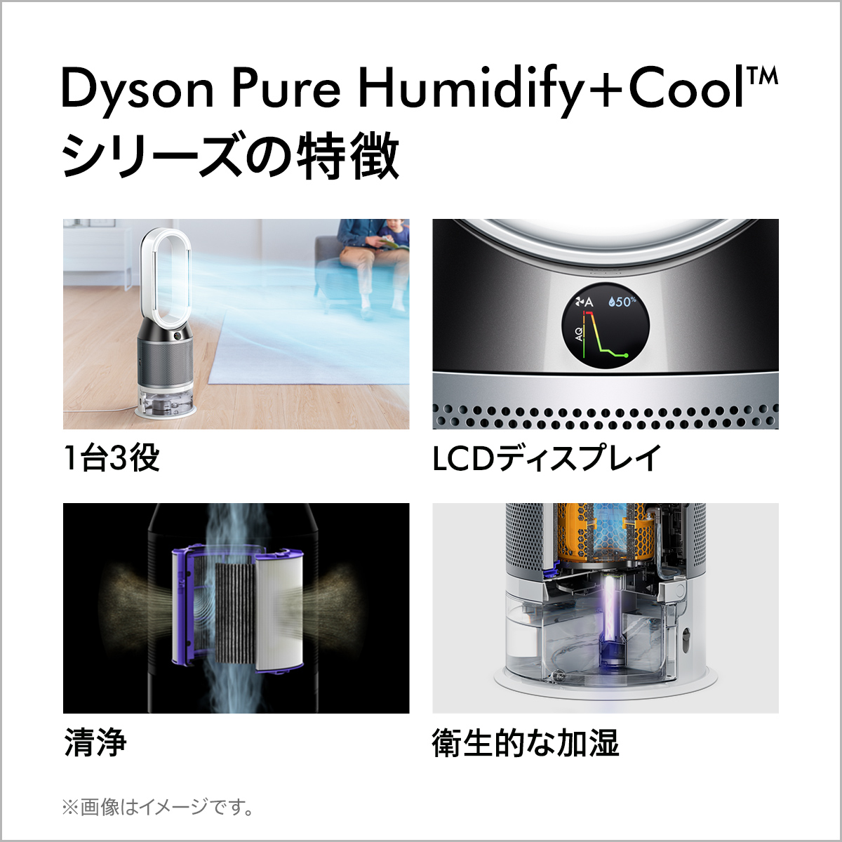 楽天市場】【ウイルス対策】ダイソン Dyson Pure Humidify + Cool PH01 