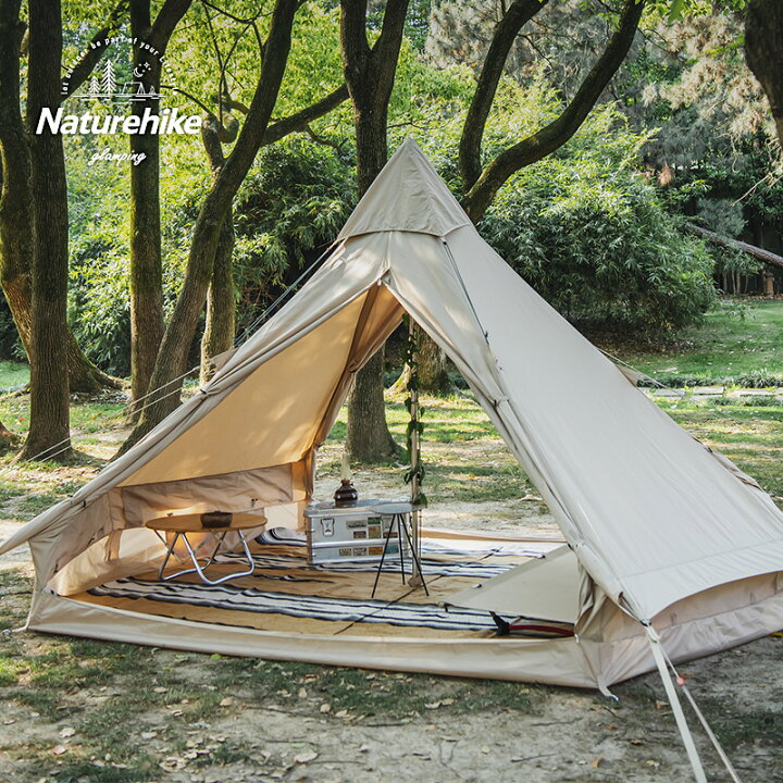 楽天市場 Naturehike ワンポールテント 綿布テント 2 4人用 ポリコットン Brighten6 4 D Y Sports