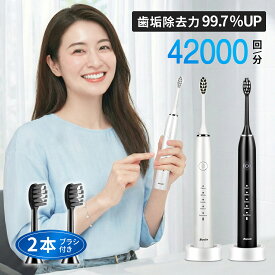 ✨クーポン利用で100円OFF✨電動歯ブラシ 音波式歯ブラシ 歯ブラシ 替えブラシ IPX7防水 タイマー機能搭載 ワイヤレス 充電 電動ハブラシ 歯ぶらし 歯垢除去 本体 5つモード はみがき はぶらし 電動歯ぶらし ハブラシ 家族 大人/子供