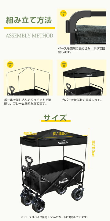 楽天市場】✨P5倍✨【楽天1位】キャリーワゴン キャリーカート 