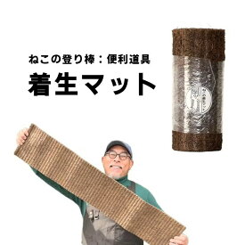 着生マット（登り棒からネコチップがこぼれるのを防ぐ）ねこの着生マット ねこチップ ねこ型登り棒 猫の登り棒 ねこの登り棒 観葉植物 土 植え替え 観葉植物の植え替え 登らせ 排水性 改善 根腐れ防止 植物 室内 プランター 猫チップ