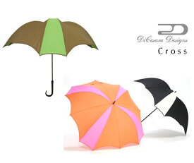 DiCesare Designs ディチェザレ デザイン CROSS 雨傘 傘 雨傘 かさ カサ レディース ユニセックス メンズ ブランド お洒落 オシャレ おしゃれ デザイナーズ 四角 大きめ セレブ 高級