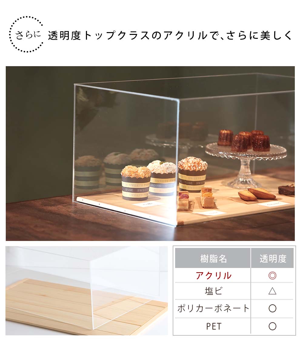 楽天市場】メガショーケース600 ケーキディスプレイ お菓子 ケーキ