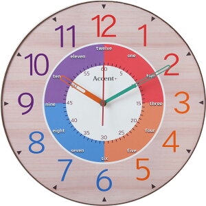 A+ (ANZgvX) qvǂ߂悤ɂȂIm玞v CLOCKids-NLbY 厞v |v  q 킢 k Ǌ|v ^v 傫 |v ₷ 60cm 