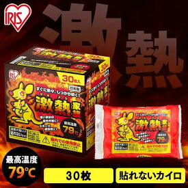カイロ 屋外 貼らないカイロ 30枚 貼れないカイロ 貼らない 使い捨てカイロ 使い捨て まとめ買い レギュラー マグマ 屋外 お出かけ レジャー 防寒 寒さ対策 防災 アイリスオーヤマ 激熱家族 *