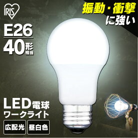 電球 LED 広配光 40形相当 LDA5N-G-C2照明 業務用 オフィス 工場 現場 作業用 ライト クリップライト ワークライト 明るい クリップタイプ 工事現場用照明 クリップライト led クリップライト おしゃれ アイリスオーヤマ[2406SO]
