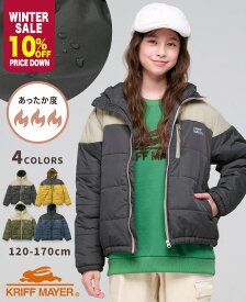 【10％OFF】 【ブランド直営】 テクノロジャケット [120cm~170cm] ジャケット アウター 羽織 上着 撥水 防汚 長袖 フード ジップアップ 子供服 キッズ ジュニア 秋 冬 通学 男の子 女の子 KRIFF MAYER KIDS クリフメイヤーキッズ【2025FW】