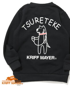 �y�u�����h���c�z ���� �v�����g �N���[ DOG [120cm~170cm] ���� �g�b�v�X �X�E�F�b�g �o�b�N�v�����g �q���� �� �L�b�Y �W���j�A �H �~ �t ���w�� KRIFF MAYER KIDS �N���t���C���[�L�b�Y�y2025FW�z