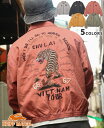 【7/11 20:00再販】スーベニアベトジャン（メンズ ユニセックス アウター ジャケット ブルゾン 刺繍 スカジャン ライトアウター コットン 羽織り アメカジ カジュアル 春 秋）KRIFF MAYERクリフメイヤー【2025SS】