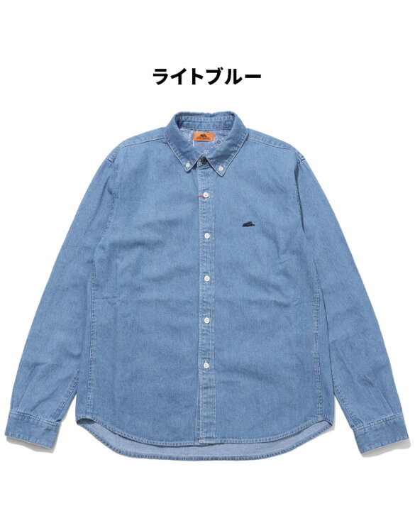 楽天市場】【ブランド直営】ボタンダウン デニムシャツ（メンズ ユニ 