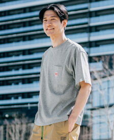 【ブランド直営】《WEB限定》ウェットプロテクトポケT（メンズ ユニセックス 半袖 Tシャツ 胸ポケット 接触冷感 撥水 防汚 汗ジミ防止 汗染み防止 吸水速乾 無地 クルーネック アウトドア 夏）KRIFF MAYERクリフメイヤー【2024SS】