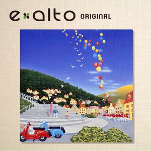 �Ǌ|���A�[�g �A�[�g�p�l�� ���i��/�C���X�g���[�^�[ ������F �����͂��̂Ԃ���/�C���X�g �G��/���i��@���[�}�̋x���X�N�[�^�[�ƃo���h�̍s�i�̊G