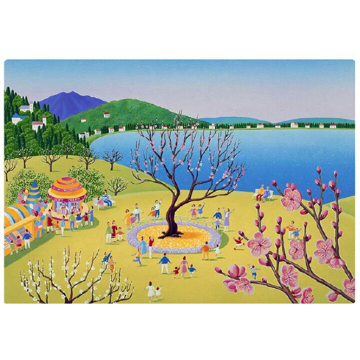 絵画 額縁付きキャンバスアート 風景画 イラストレーター 水彩画 風景水彩画 高橋宣孝 オランダのイメージ アートフレーム たかはしのぶたか イラスト