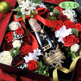 クリスマスプレゼント　スパークリングワイン　ロジャー グラート カヴァ ロゼ　ブリュット 750ml 辛口 ロゼ スペイン　ソープフラワー豪華BOXセット