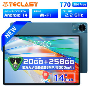 yoꁚ\vXybNzTECLAST ^ubg pc T70 14C`  Q[ 8RACPU 2.2Ghz G99A20GB+256GB+1TBgA10000mAh+PD18W [d 1920×1200 Widevine L1Ή YouTube a ^ubg {