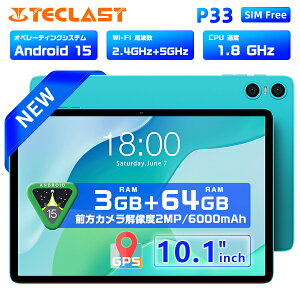 yVi wi-fifAndroid 15zTECLAST ^ubg pc P33 Android 15^ubg 10.1C` 1280x800 IPS A333 5RA ő9GB RAM 64GB ROM 6000mAh Type-C ^{fB ^ubgPC Wi-Fi 6^ubg[ PC Vi wi-fi